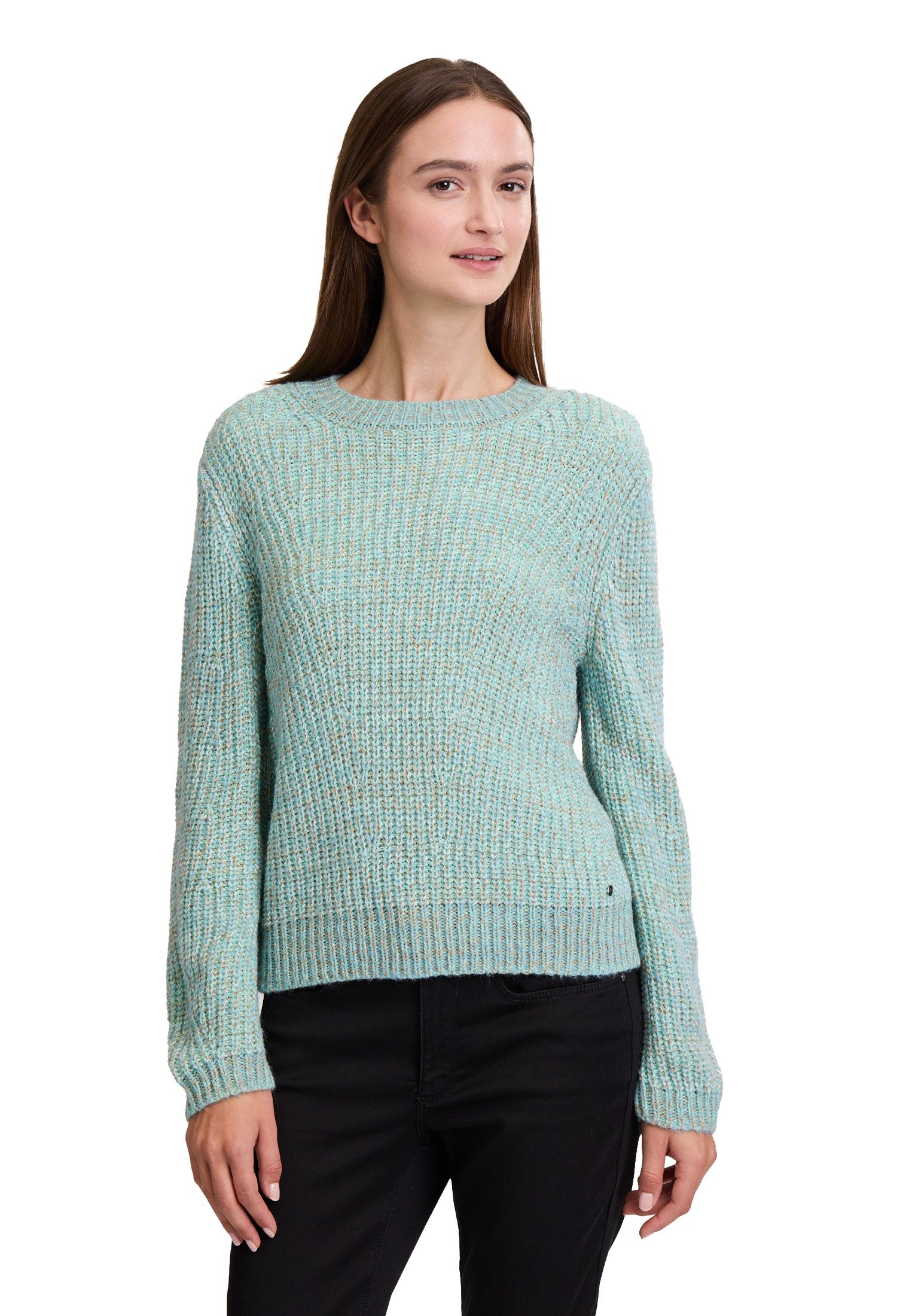Betty&Co Strickpullover Damen mit Struktur (1-tlg) Struktur günstig online kaufen
