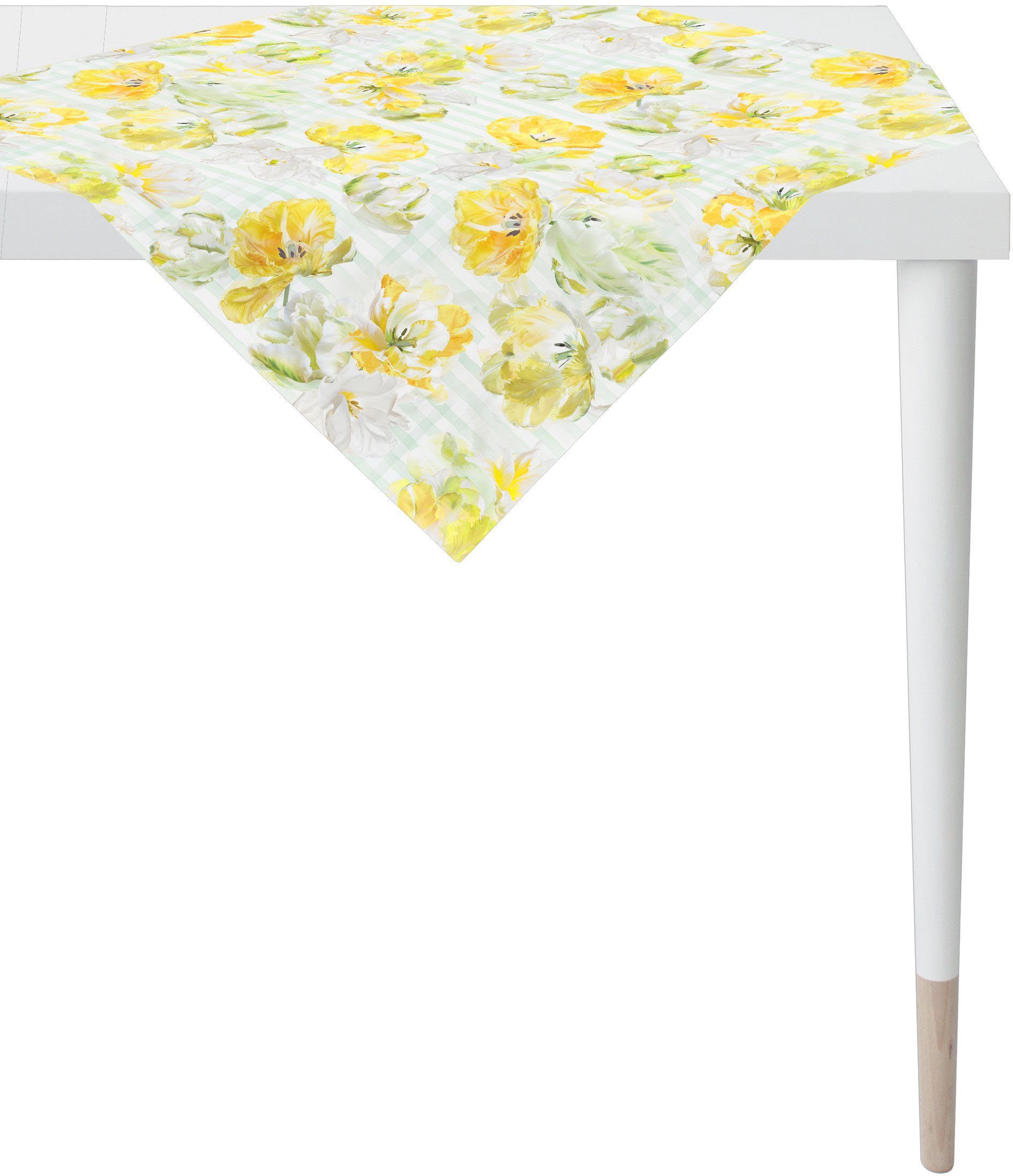 APELT Mitteldecke 6405 SPRINGTIME, Frühjahrsdeko, Frühling (1-tlg), Digitaldruck