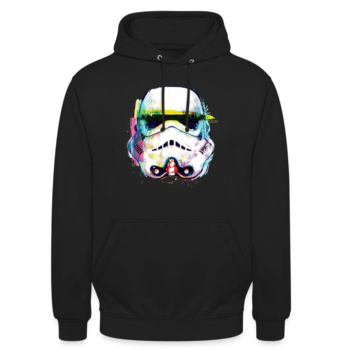 Hoodie Star Wars Stormtrooper Portrait Artsy-Look Unisex Hoodie