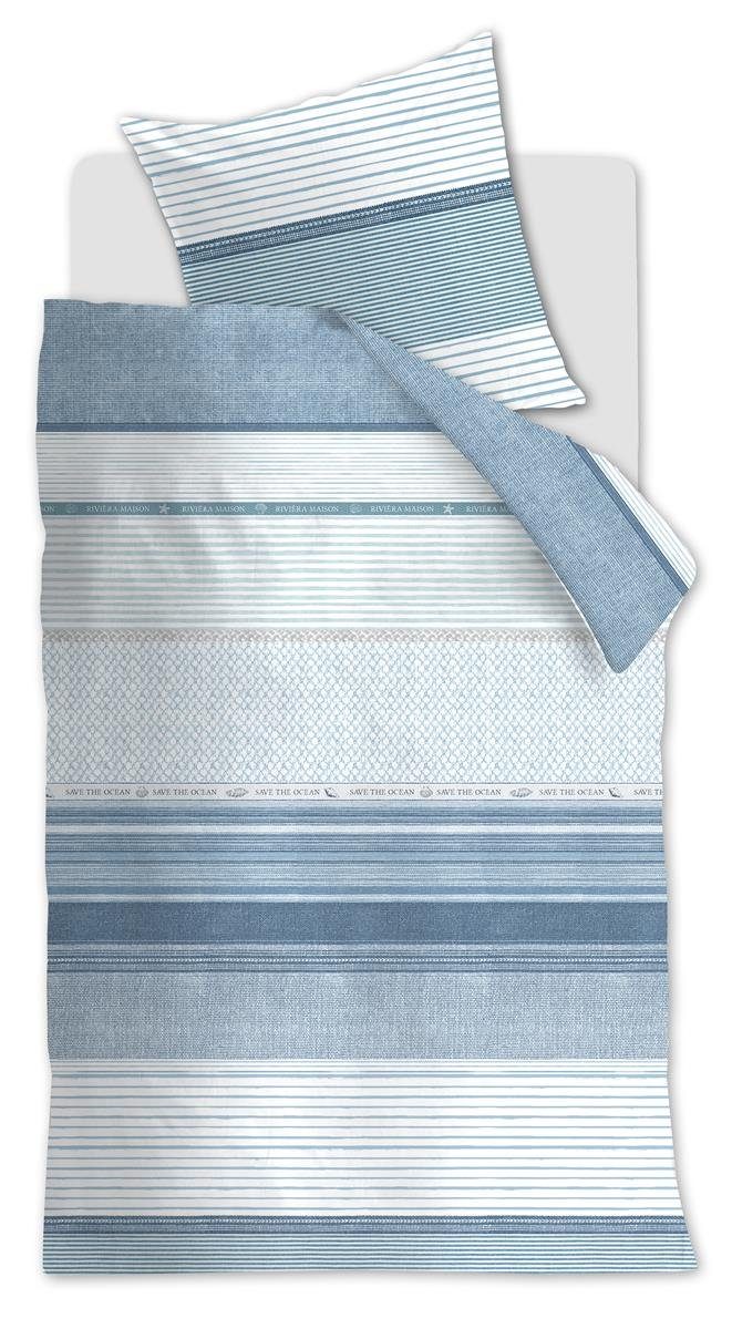 PiP Studio Kissenhülle Save The Ocean Blue 80X80 Blau Renforcé 80 x 80