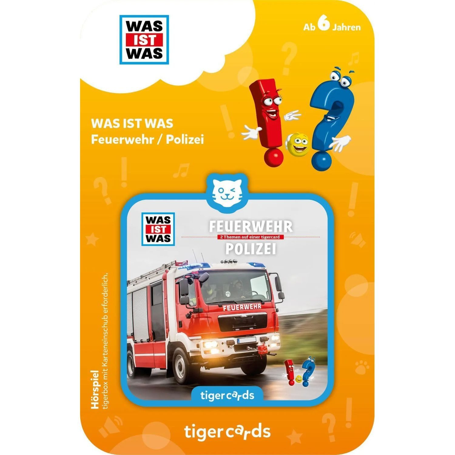 Tiger Media Deutschland GmbH Hörspiel tigercard - WAS IST WAS: Feuerwehr / Polizei