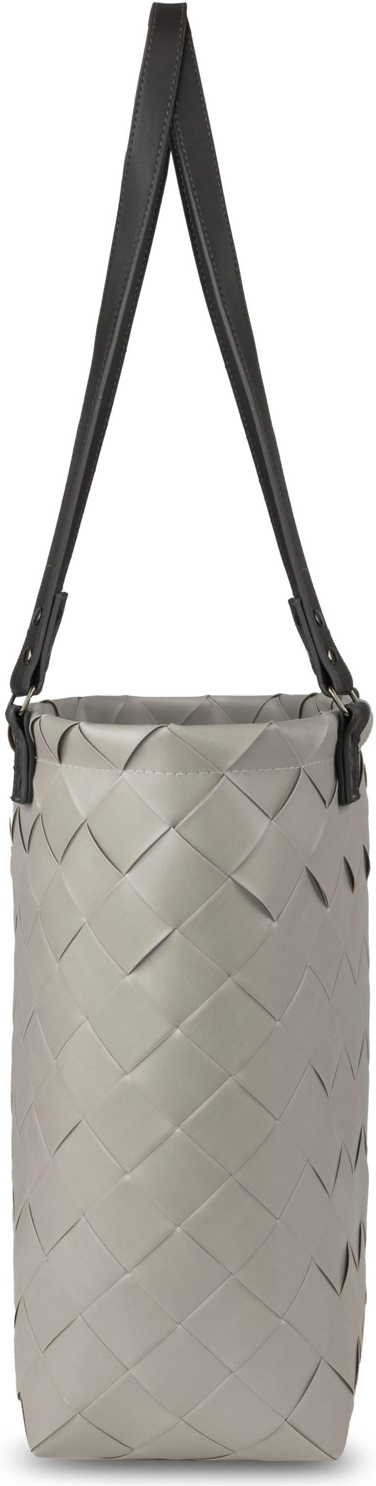 normani Einkaufskorb Tote Bag Flechtkorb 12 Liter Temara, 12 l, Handtasche aus pflegeleichtem Material
