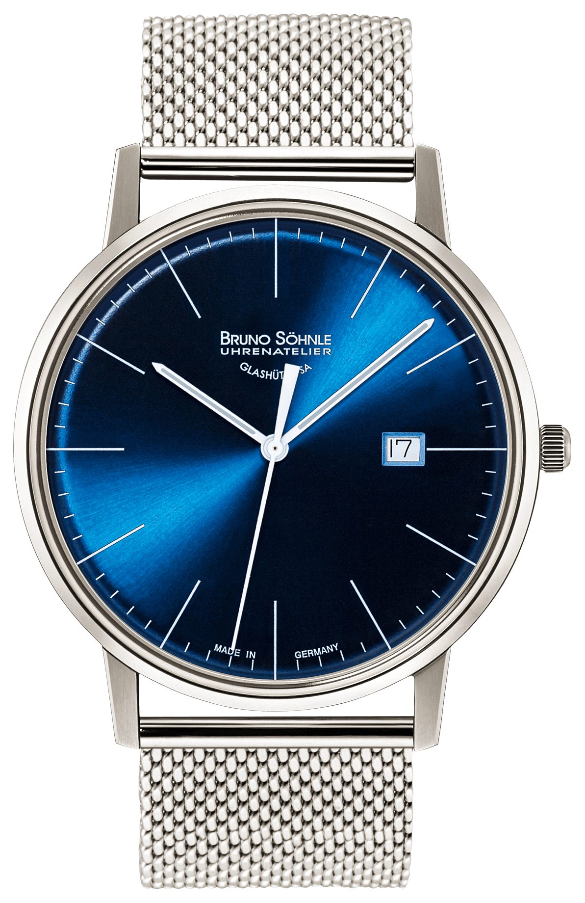 Quarzuhr Glashütte Herrenuhr Stuttgart Big