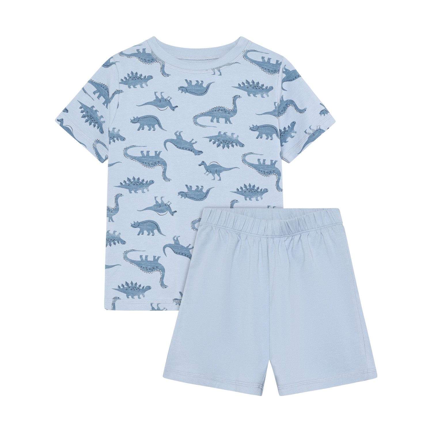 Schlafanzug Jungen Schlafanzug kurz Dino Pyjama Set Sommer