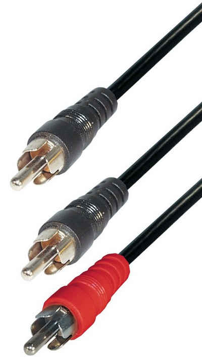 Transmedia Verbindungskabel Cinchstecker - 2x Cinchstecker 1,5 m Audio-Kabel