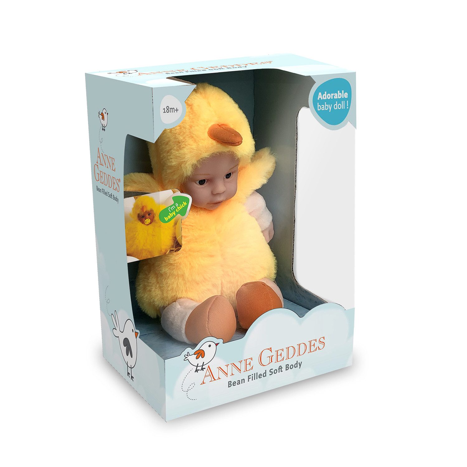 ANNE GEDDES Babypuppe Chick -23cm- (1-tlg)