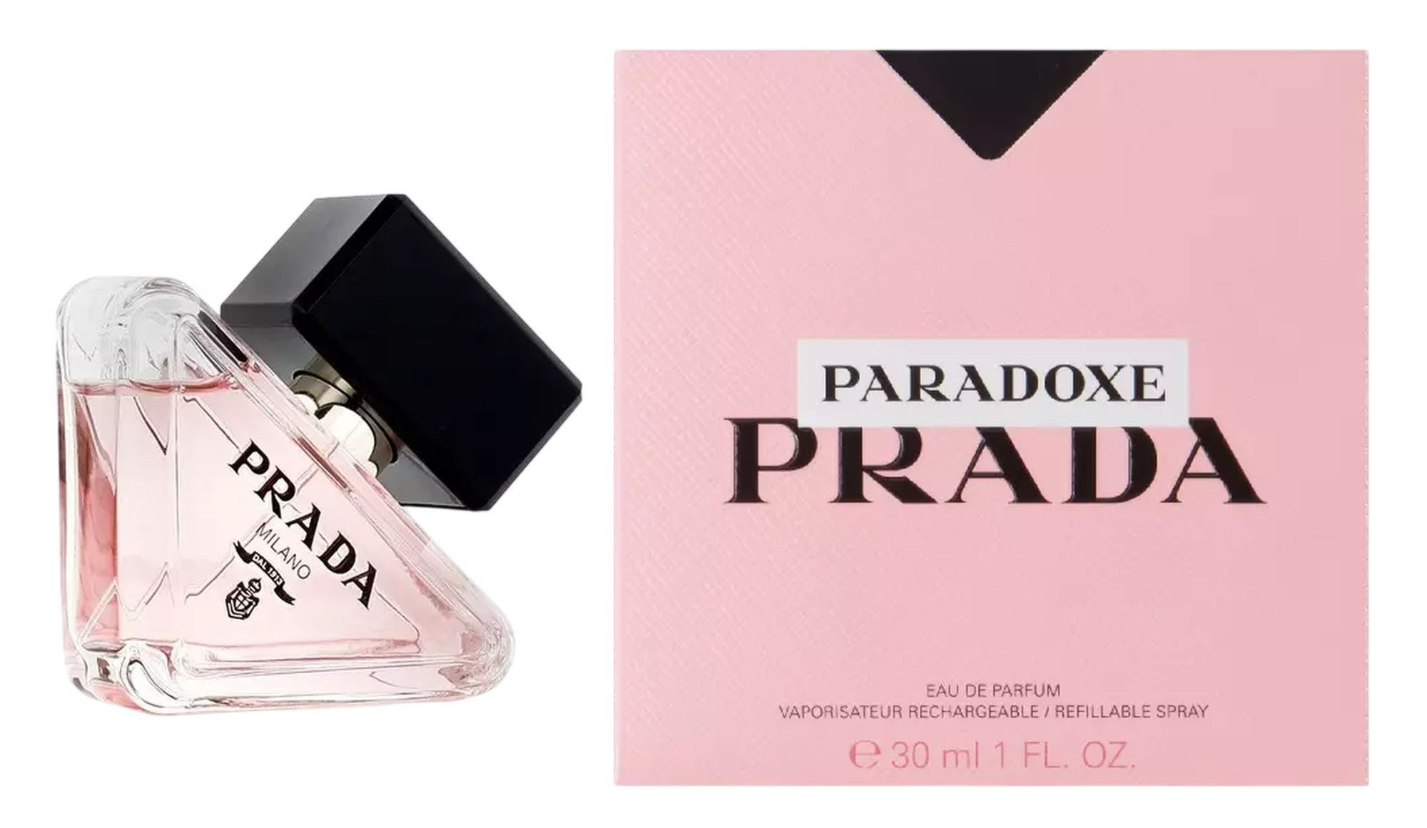 PRADA Eau de Parfum Paradoxe EDP Damen Spray, Blumig-süßer Duft mit Mandarine, Jasmin und Orangenblüte