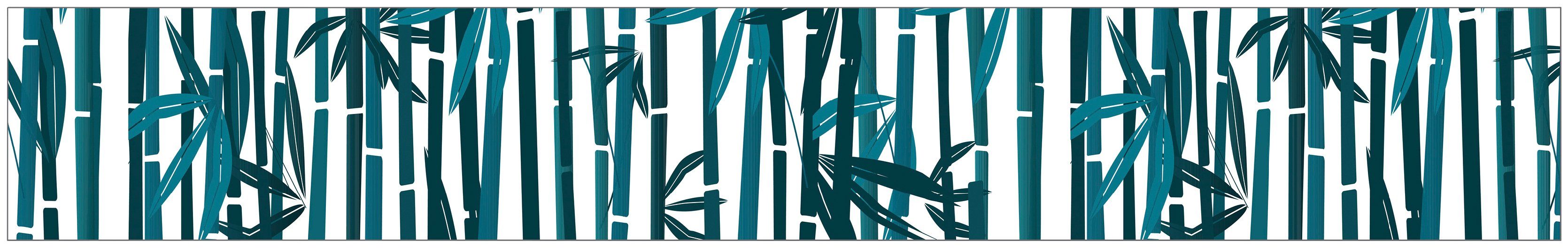 Fensterfolie Look Bamboo, MySpotti, halbtransparent, glatt, 200 x 30 cm, statisch  haftend