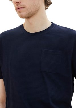 TOM TAILOR T-Shirt Meliert Optik