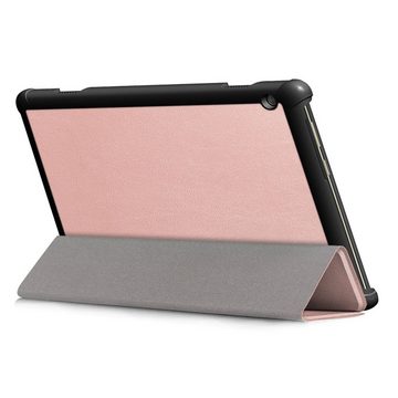 König Design Tablet-Hülle, Lenovo Tab M10 Schutzhülle Tablet-Hülle Rosa
