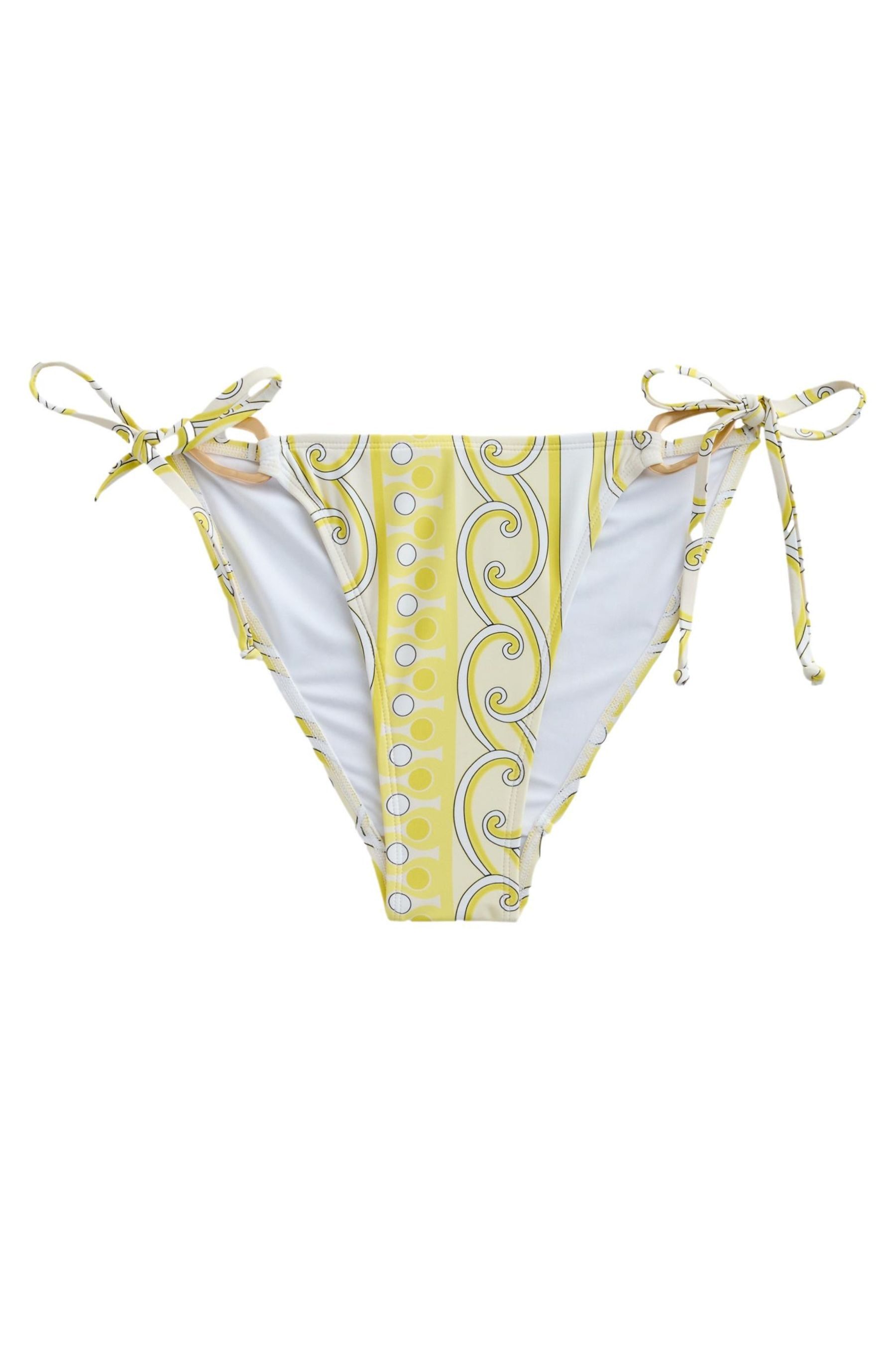 Next Bikini-Hose Seitlich gebundene Bikinihose mit Metalldetails (1-St)