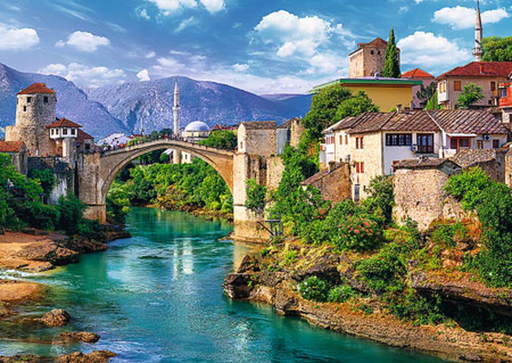 Trefl GmbH Puzzle Alte Brücke, Puzzleteile günstig online kaufen