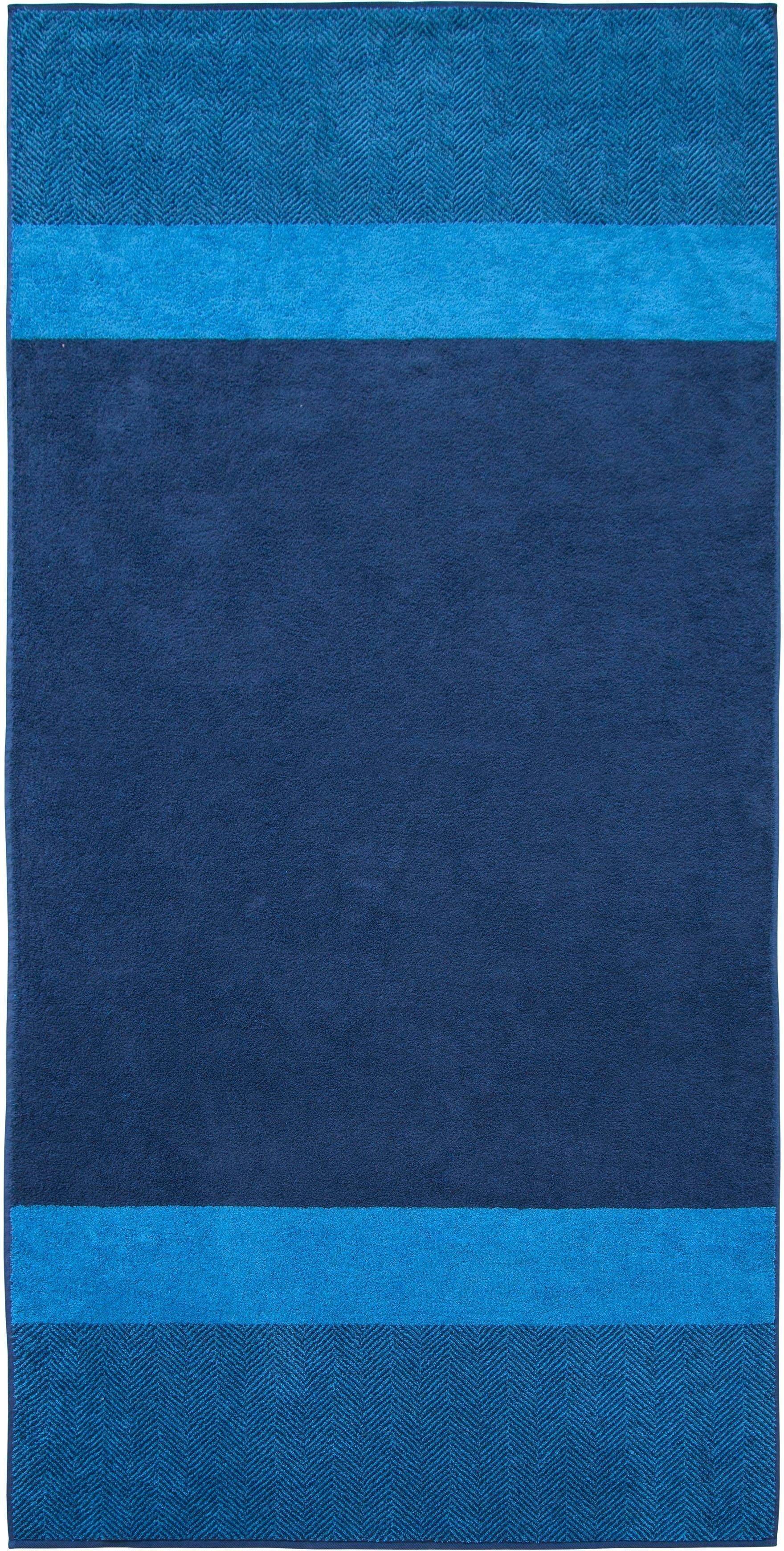 Dyckhoff Saunatuch Two-Tone Stripe, Walkfrottee (1-St), günstig online kaufen
