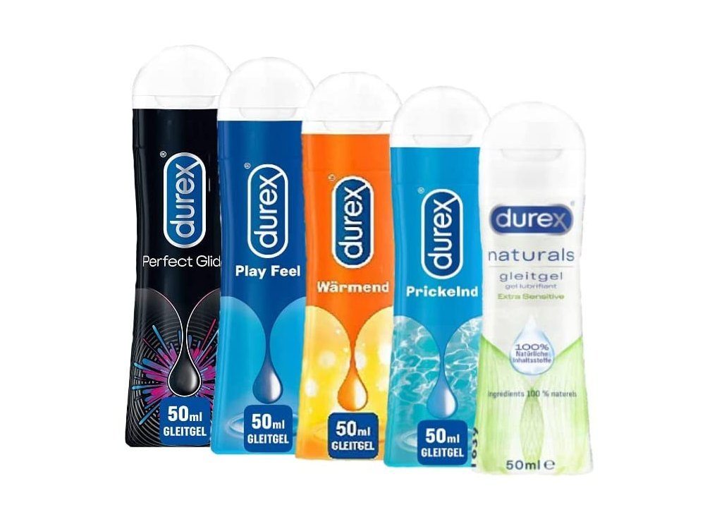 durex Gleitgel »Durex Play & Naturals - 5 x 50ml«