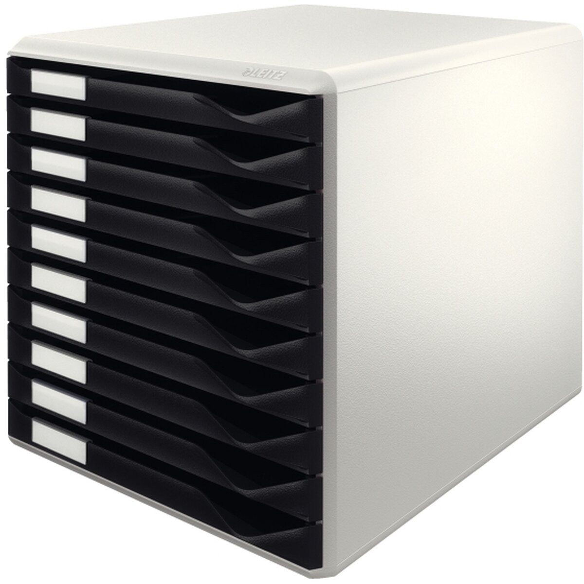 LEITZ Organizer Schubladenset Formular-Set 10 Schubladen lichtgrau/schwarz