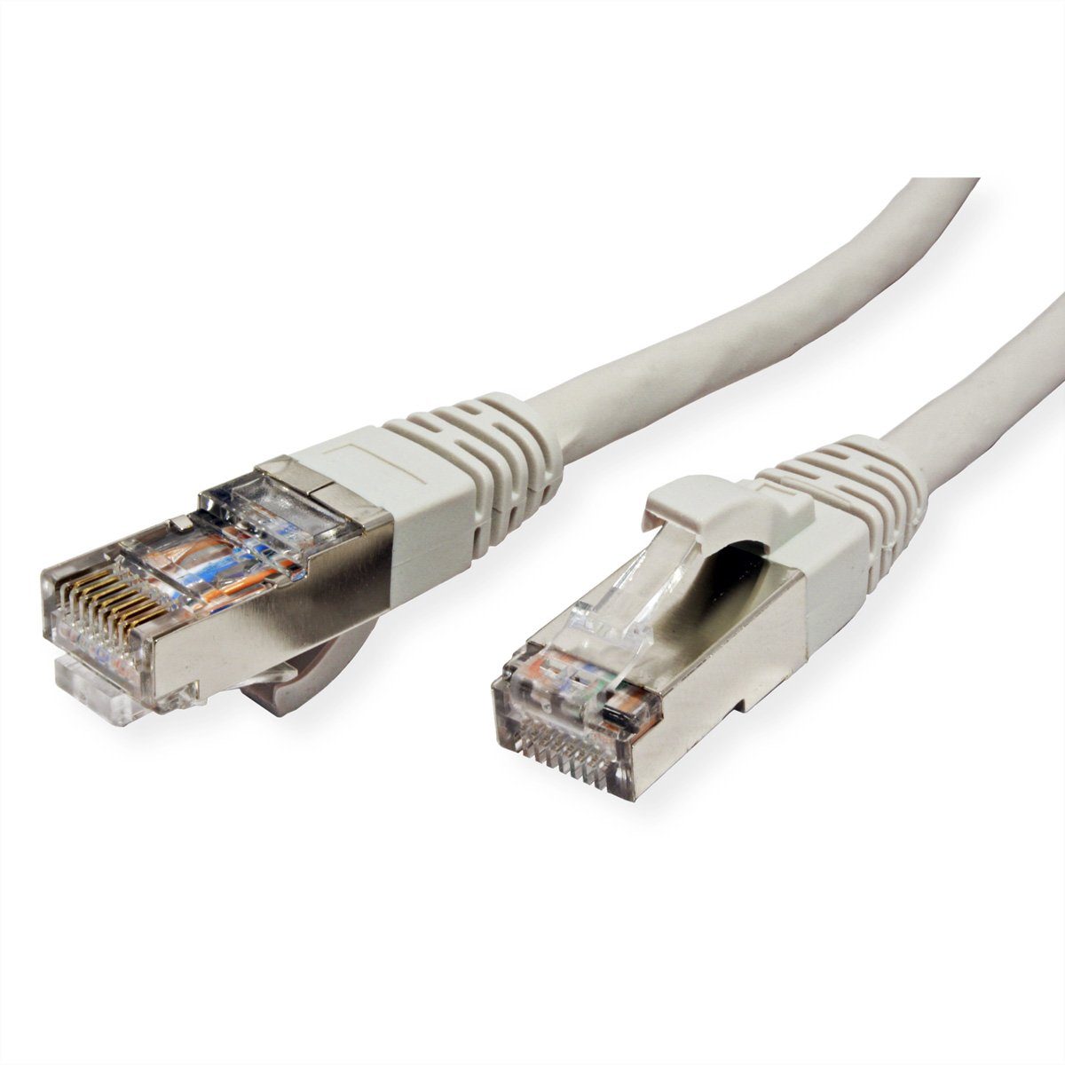 ROLINE S/FTP-Kabel Cat.7, LSOH LAN-Kabel, RJ-45 Männlich (Stecker), RJ-45 Männlich (Stecker) (50.0 cm), mit RJ-45 Steckern (500 MHz / Class EA)