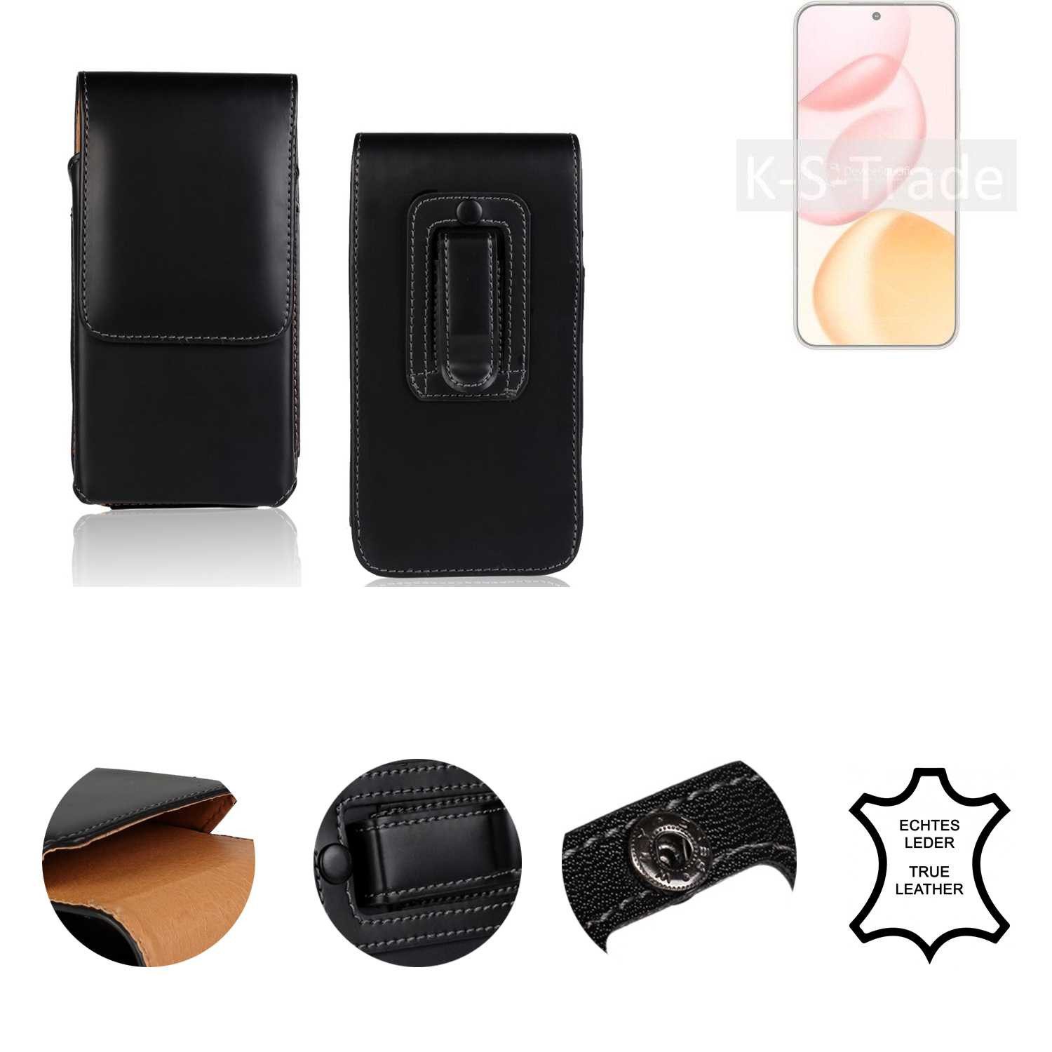 K-S-Trade Handyhülle für Honor 400, Holster Gürteltasche Handy Hülle Schutzhülle Handyhülle Leder