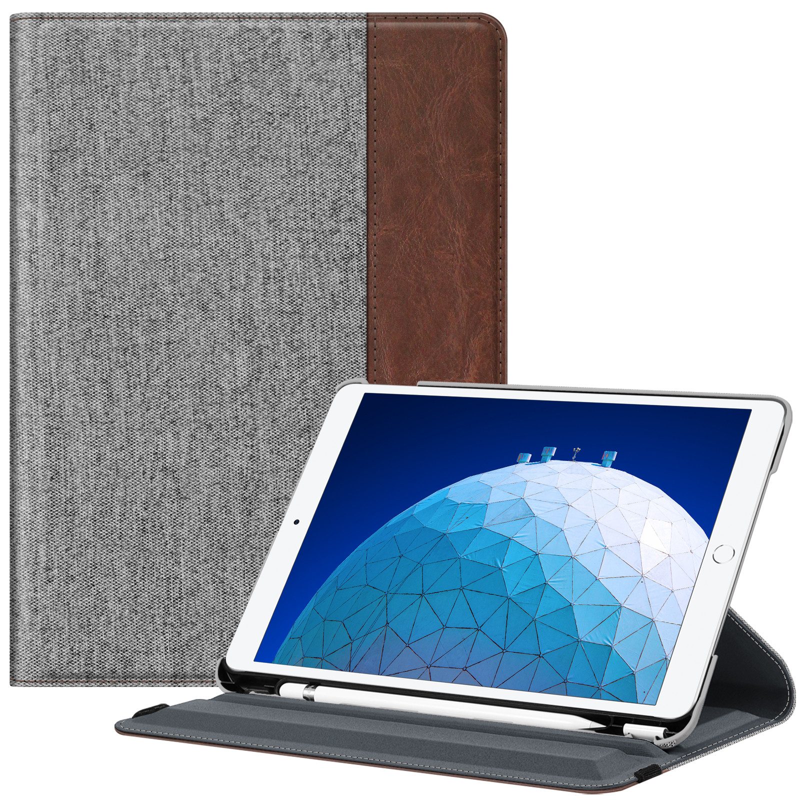 Fintie Tablet-Hülle für iPad Air 10.5" 2019 (3. Generation) / iPad Pro 10.5" 2017, 360 Grad verstellbare Schutzhülle mit eingebautem Pencil Halter