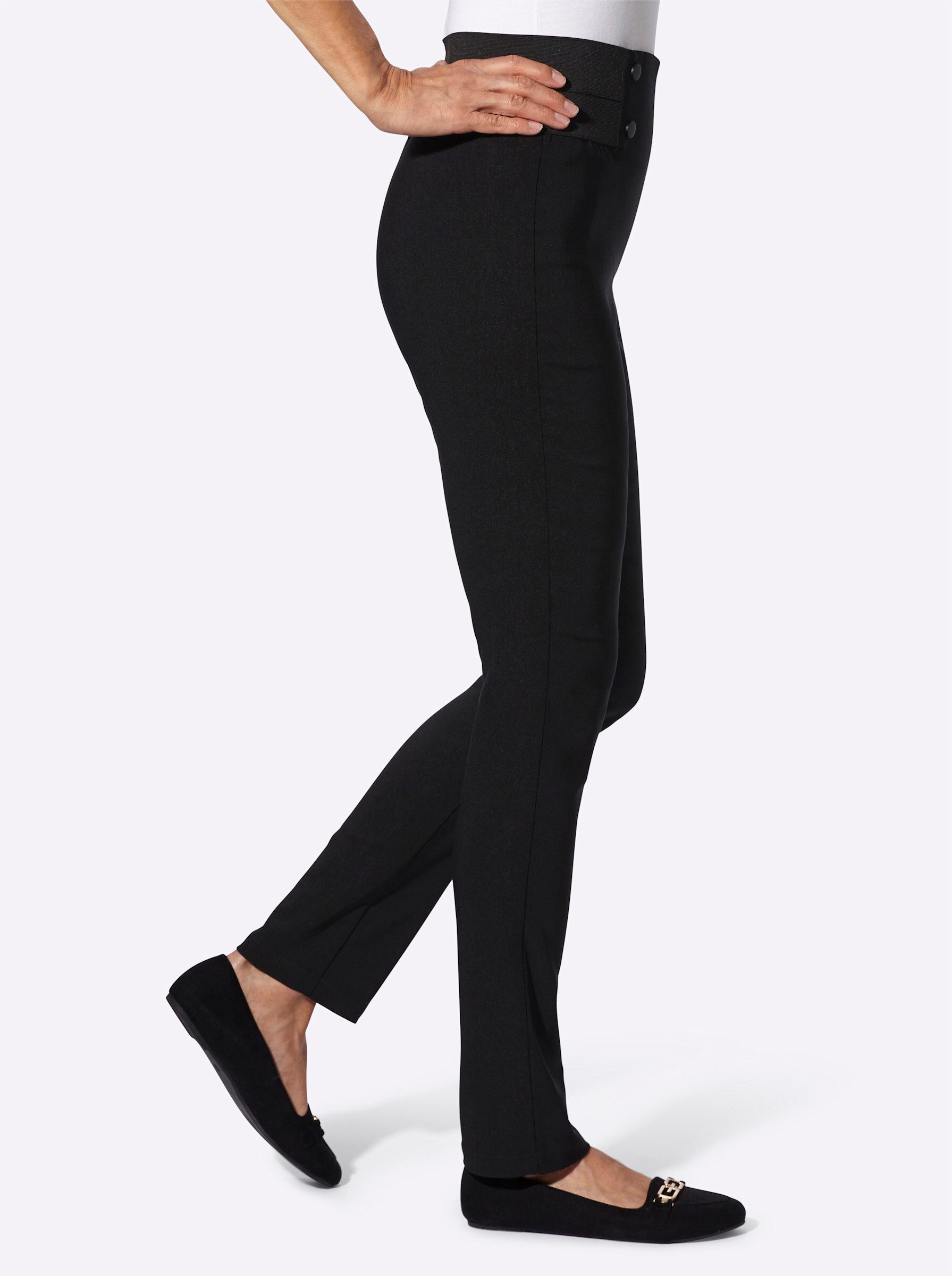 Sieh an! Jerseyhose Schlupfhose Innenbeinlänge ca. günstig online kaufen