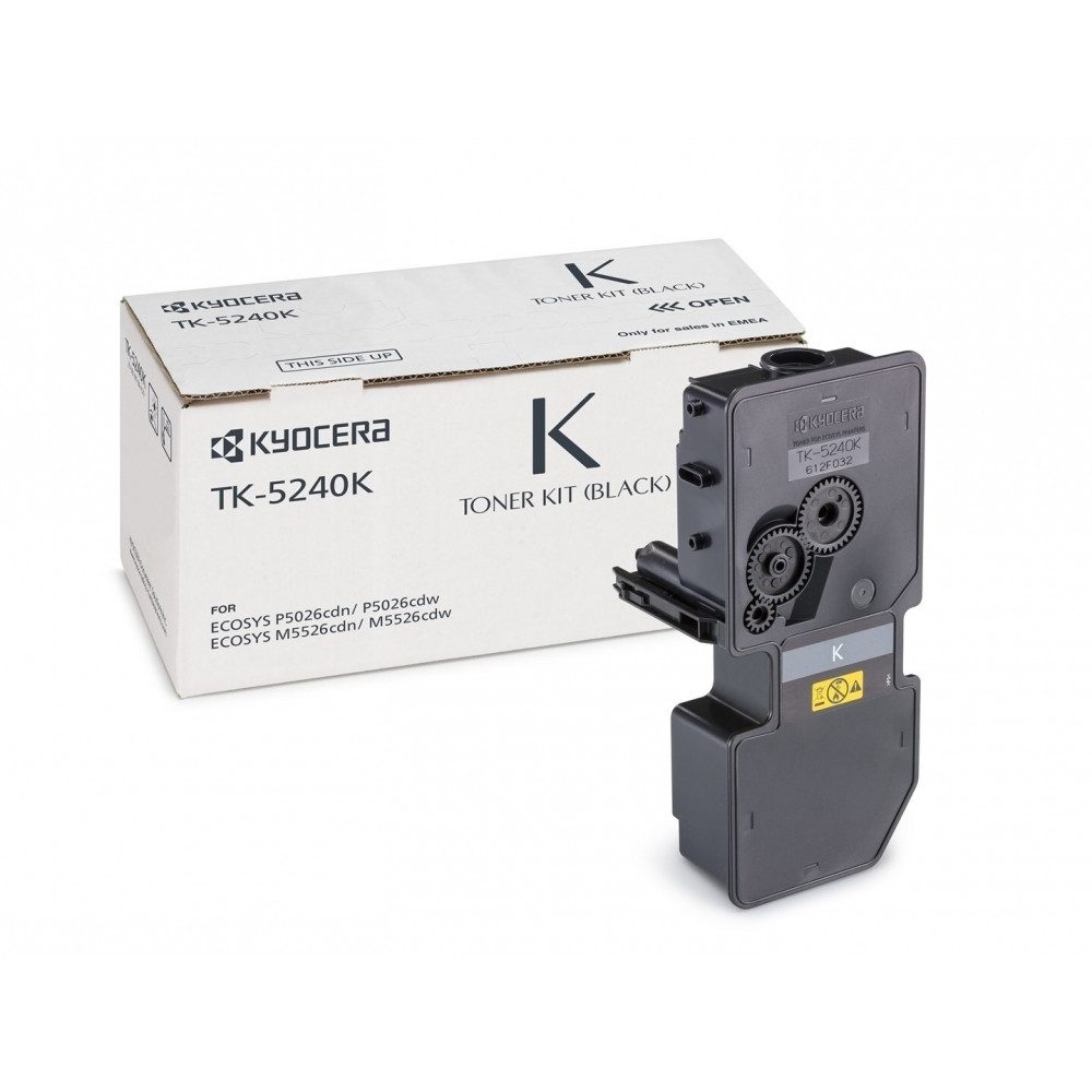 Tonerpatrone Kyocera TK-5240K Toner Schwarz für ECOSYS Drucker.
