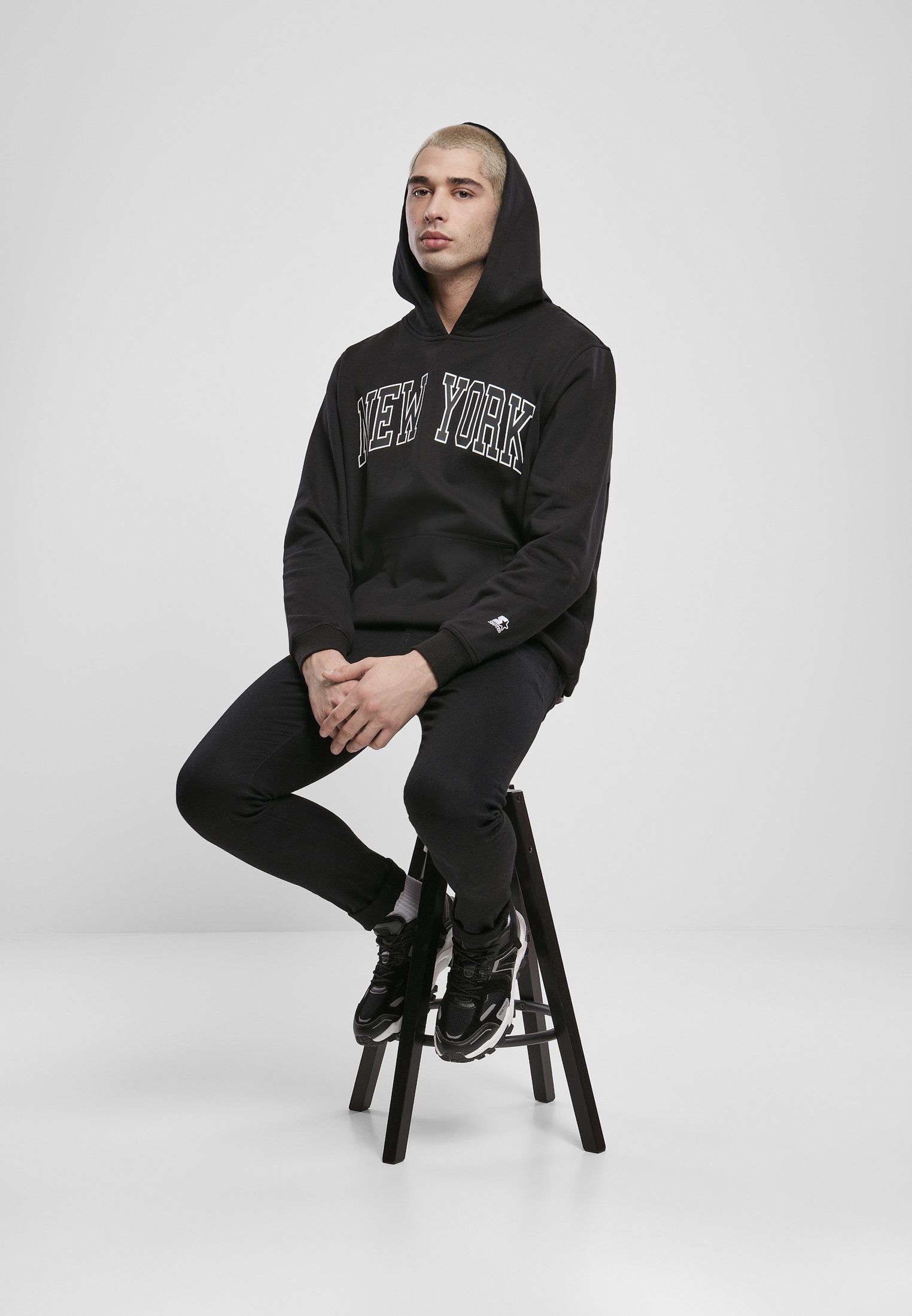 Starter Herren black York Starter Hoody Hoodie New (1-tlg)