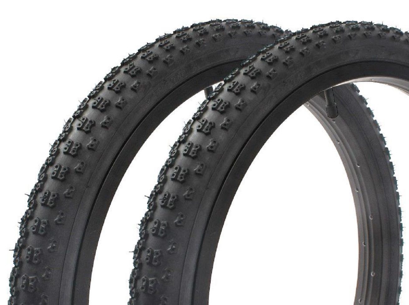 KHEbikes Fahrradreifen BMX Reifen Set Kenda K-50 20 Zoll x 2,125 Schwarz, BMX KHEbikes