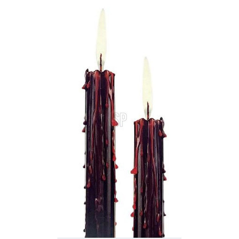 Koopmann Dekofigur Blutende Kerzen - Halloween - 2 Stück