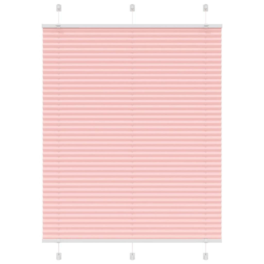 vidaXL Jalousie 110 x 150 cm Plissee Rosa 110x150 cm Stoffbreite 109,4 cm Polyester