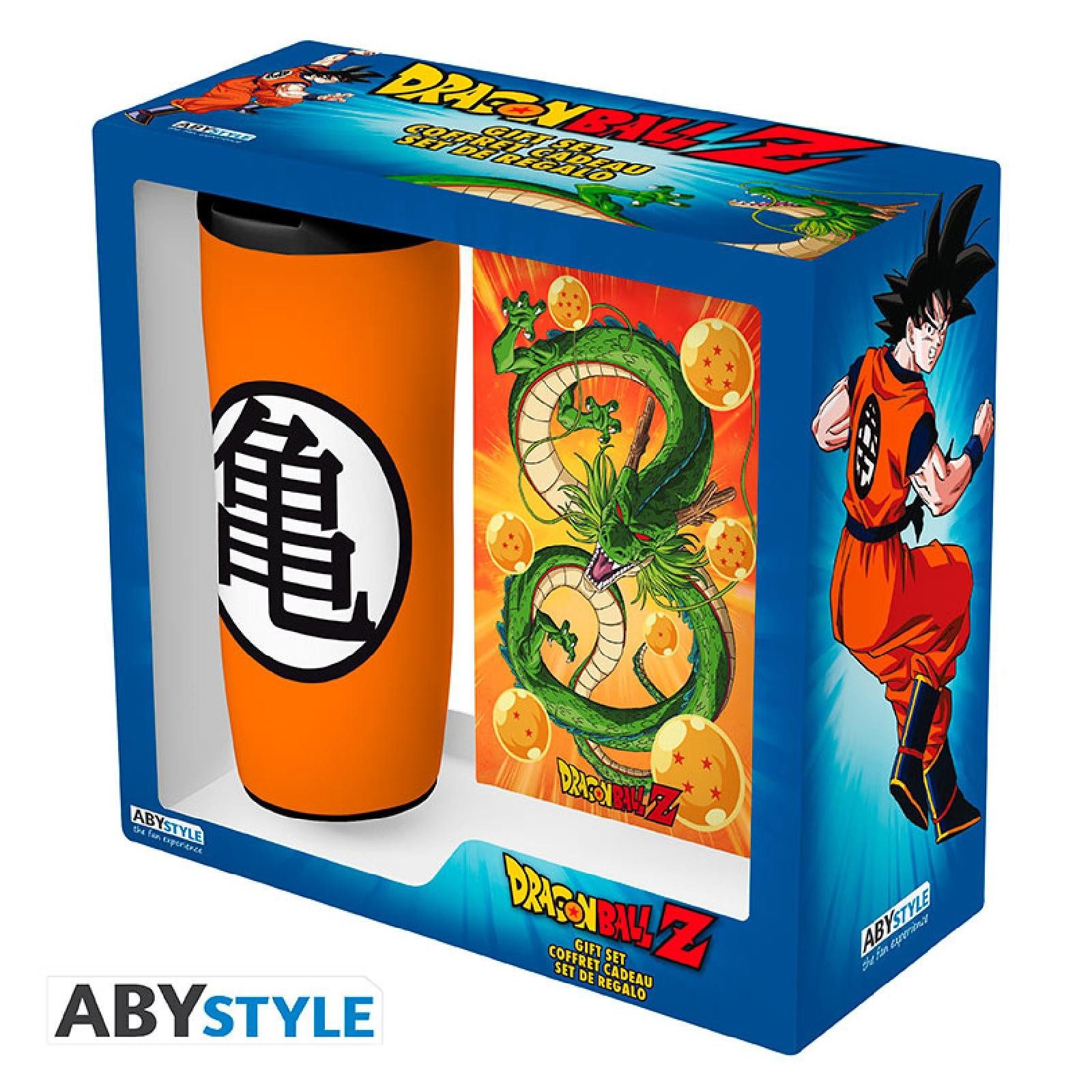 ABYstyle Tasse DRAGON BALL - Gift set Tasse Tumbler + Notebook