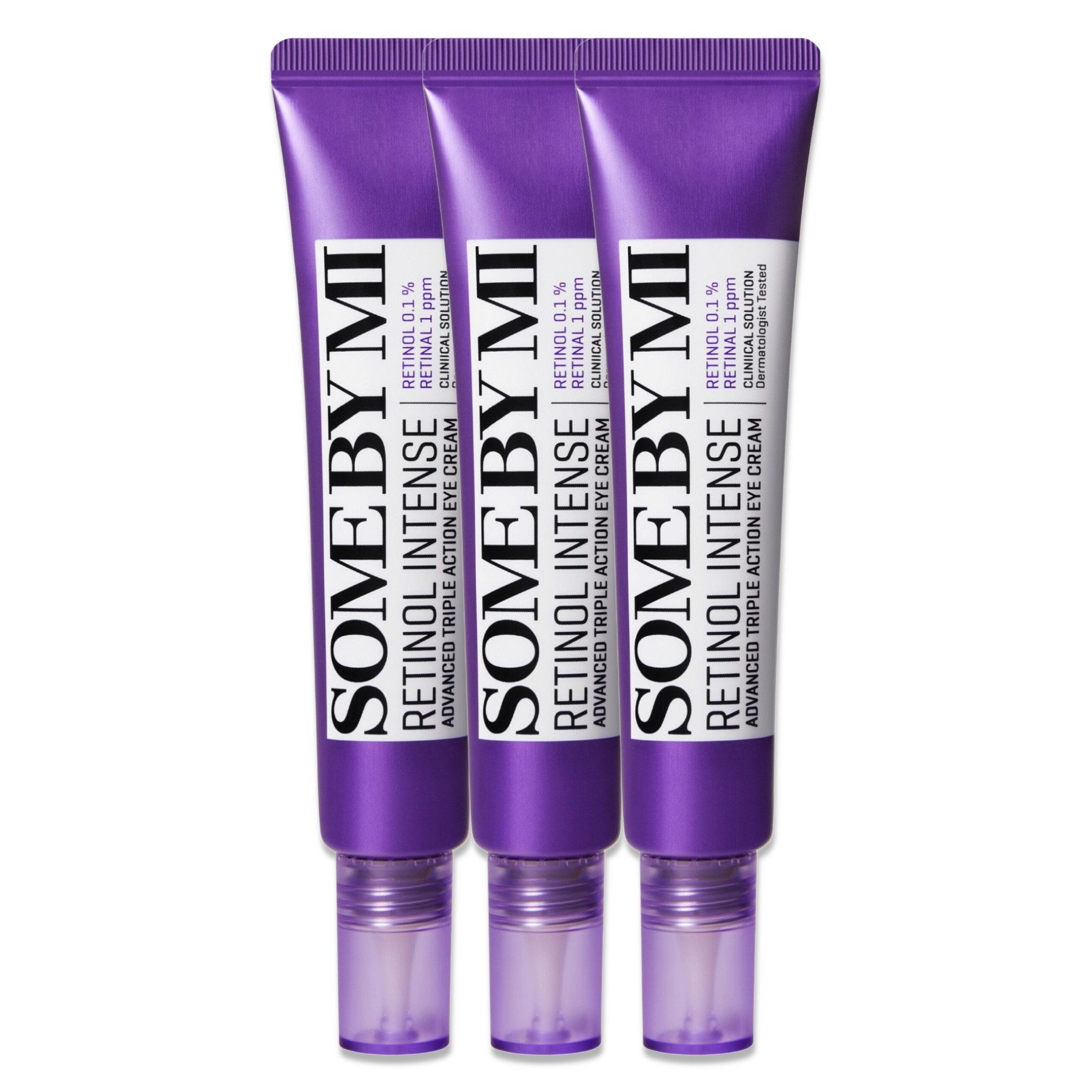 Some By Mi Anti-Aging-Augencreme Augenkonturencreme Anti-Falten Retinol Intense Reactivating Eye Cream, 3-tlg., Anti-Aging, Anti-Falten,Augencreme,Augenpflege