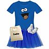 PREMIUM Set (Shirt farbe royalblau+Tütü+Handschuhe+Beutel)