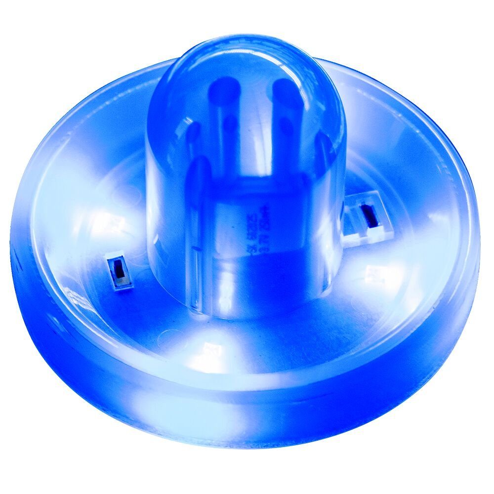 Carromco Air-Hockeytisch Airhockey LED Spielgriff Blau