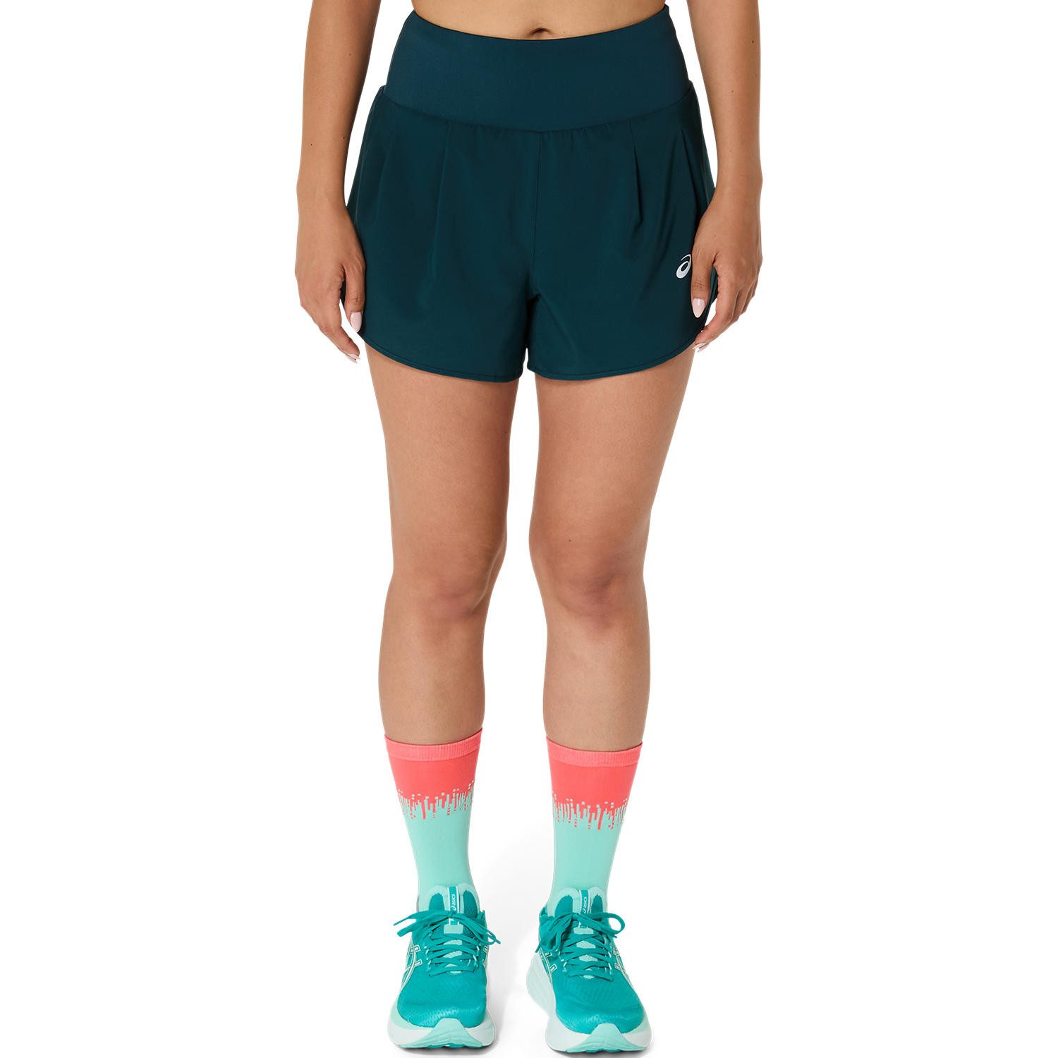 Asics Laufshorts ROAD 3.5IN SHORT Schnelltrocknend, Reflektierend, Praktische Taschen