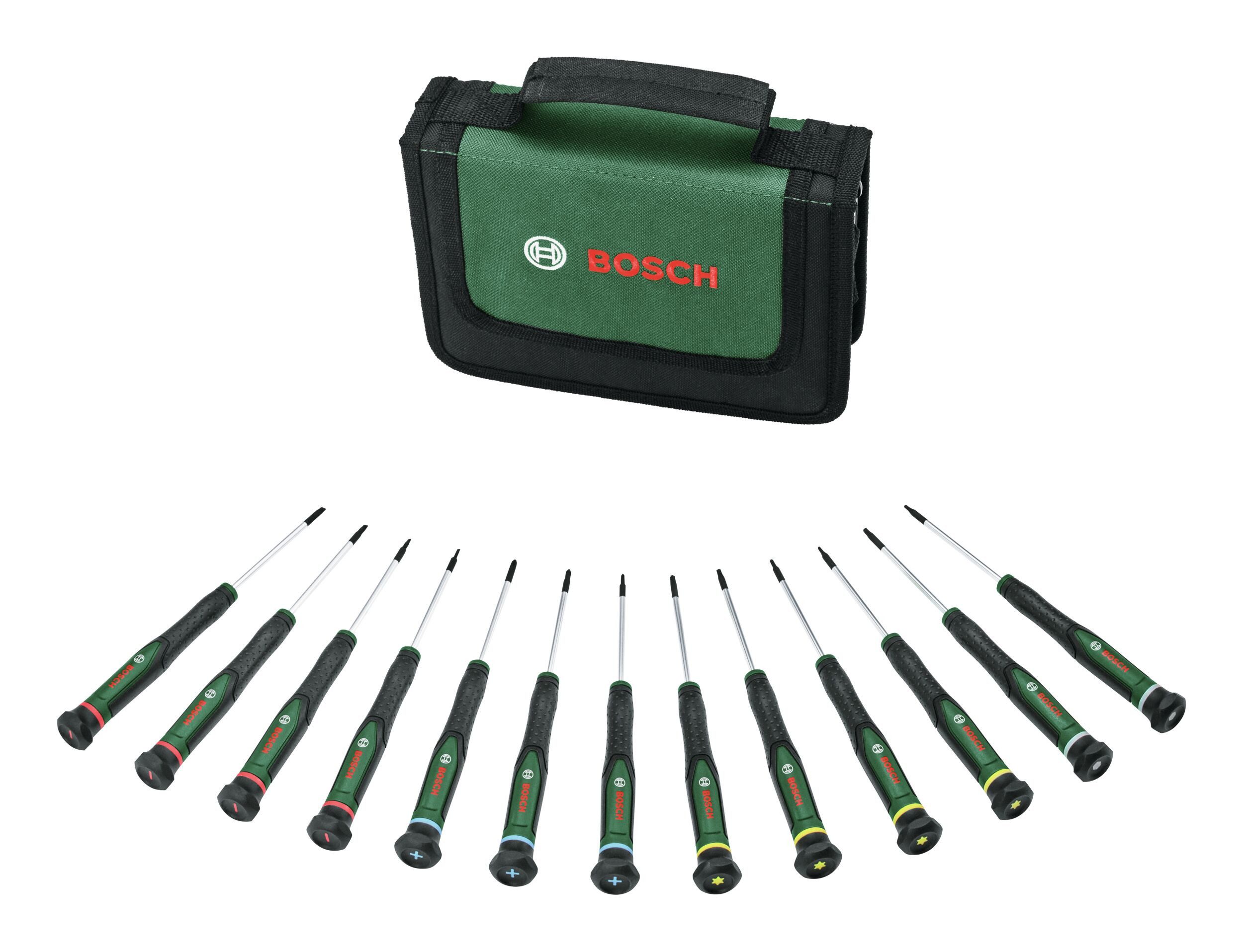BOSCH Schraubendreher, (13 Teile), Handwerkzeug Präzisionsschraubendreher-Set, 13-teilig