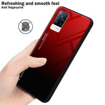 Cadorabo Handyhülle Vivo V21 4G / 5G Vivo V21 4G / 5G, Robustes Hard Case - Handy Schutzhülle - Hülle - Back Cover Bumper