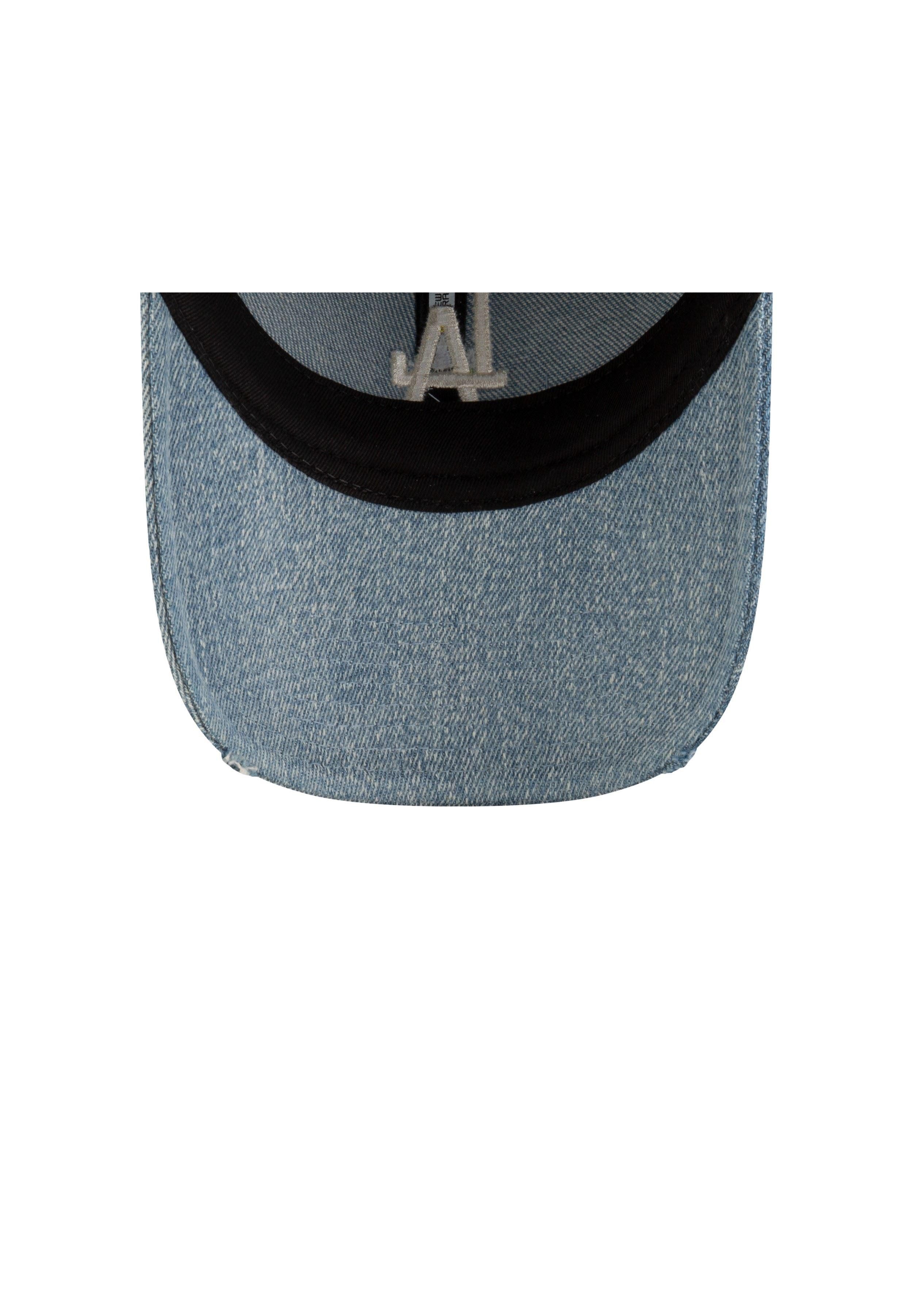 New Era Baseball Cap Los Angeles Dodgers MLB Womens Acid Denim Blau Verstellbare 9Twenty Da (1-St)