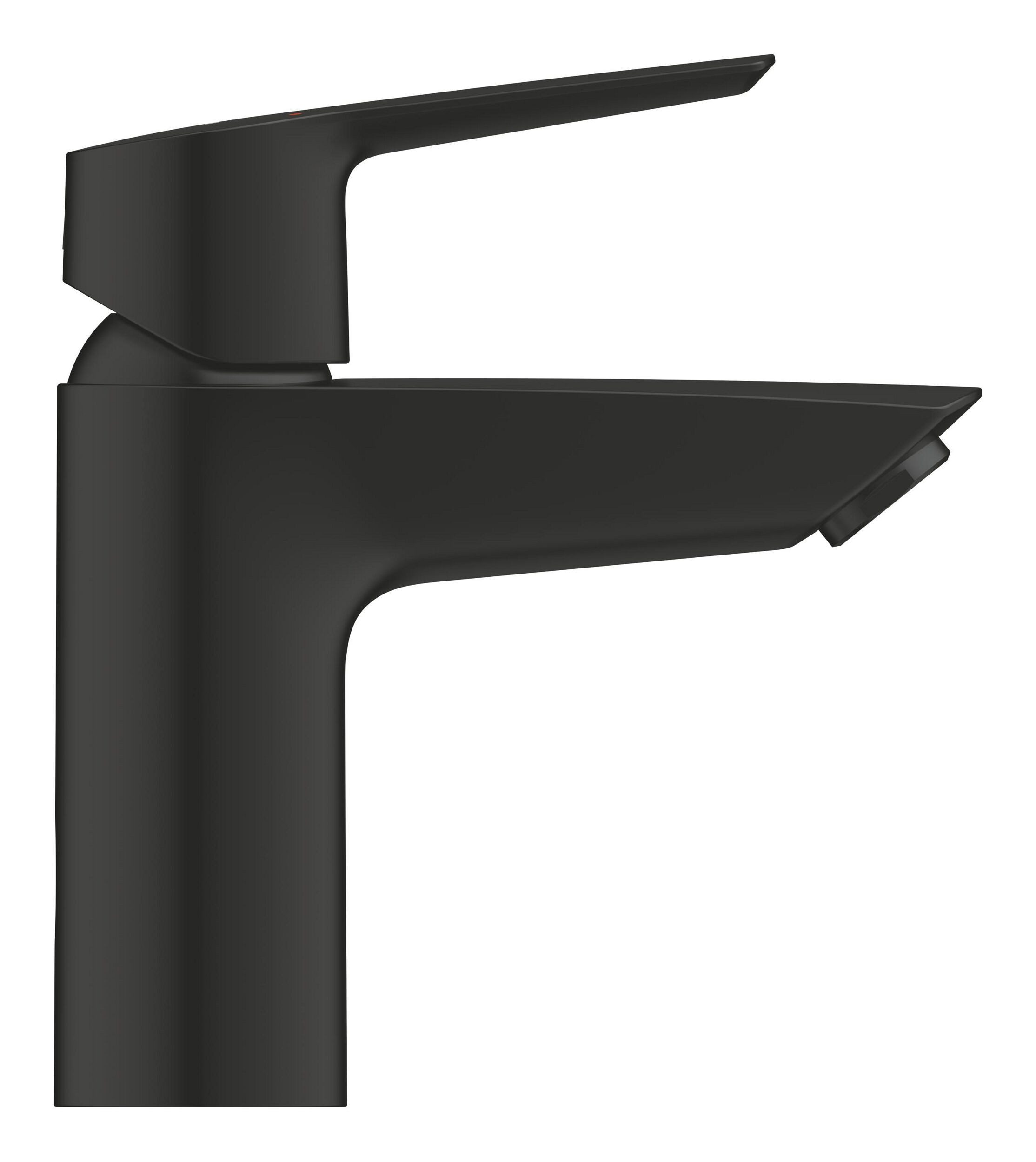 Grohe Waschtischarmatur Start Einhand mit Push-Open Ablaufgarnitur S-Size - Mattschwarz