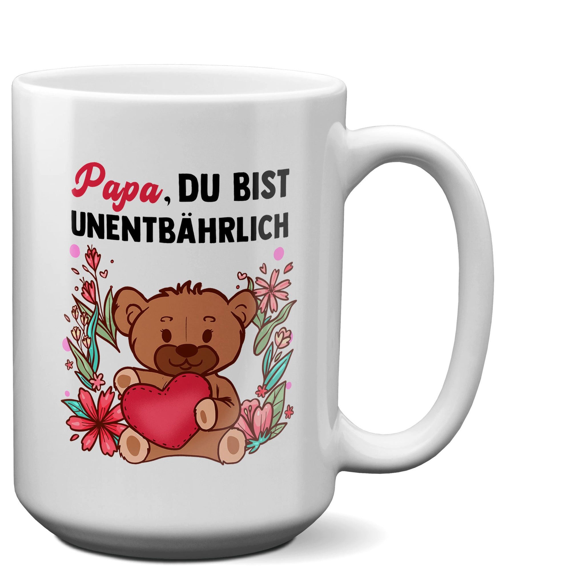 22Feels Tasse Papa Geschenk Vatertag Vater Geburtstag Kaffeetasse Männer Weihnachten, Keramik, XL, Made In Germany, Spülmaschinenfest
