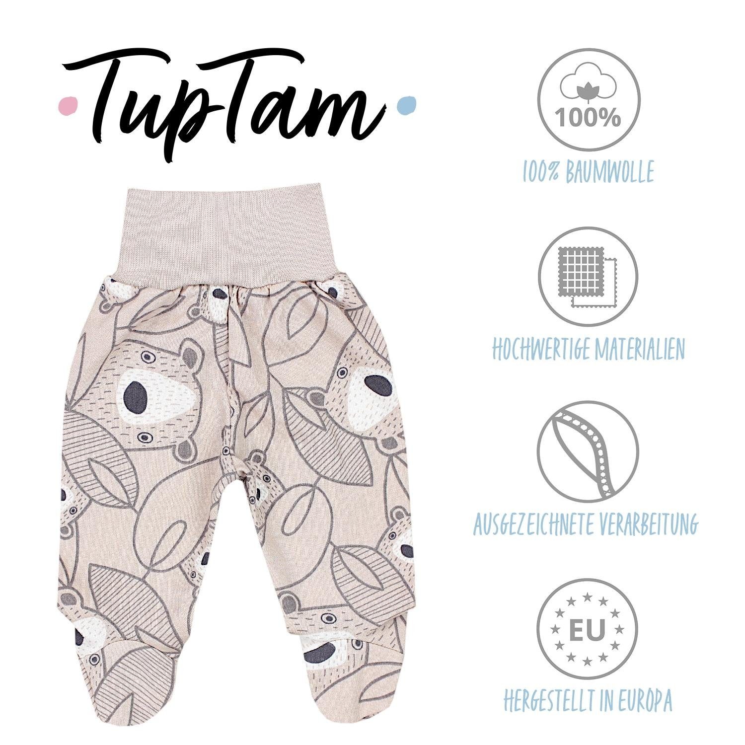 TupTam Schlupfhose TupTam Baby Unisex Hose mit Fuß Bunte 5er Pack
