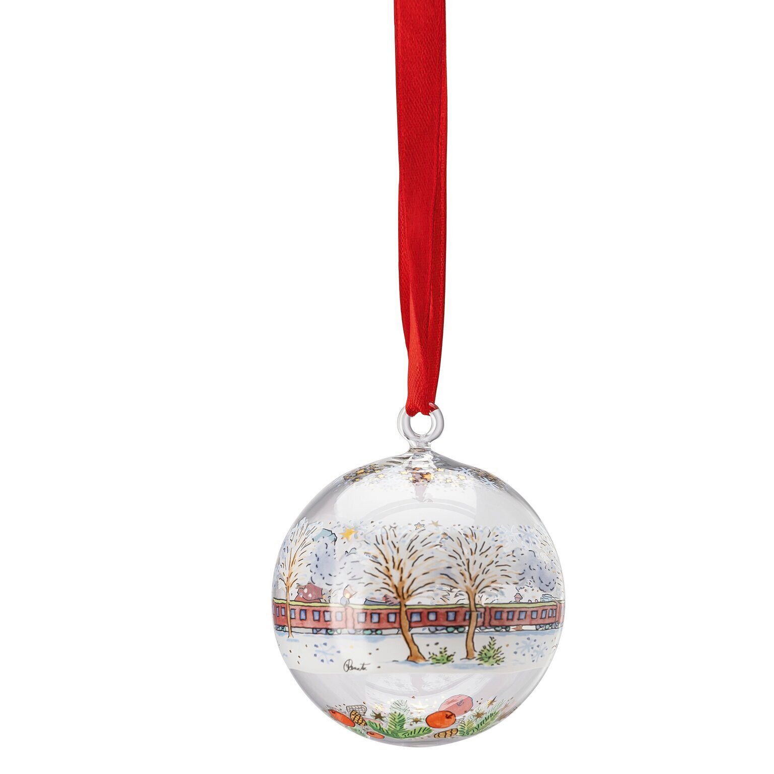 Hutschenreuther Kettenanhänger Hutschenreuther Kristallkugel Glaskugel, Borosilikatglas