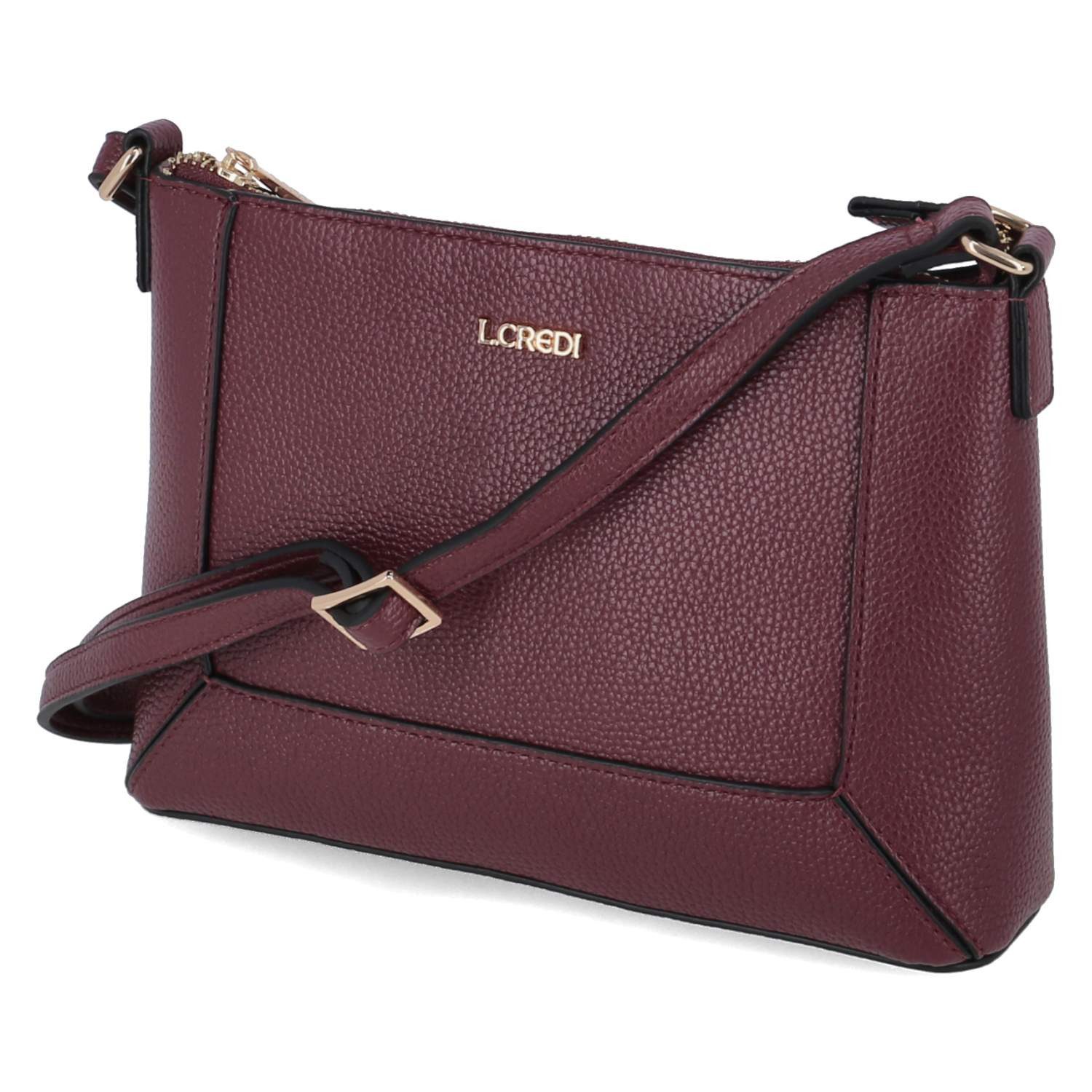 L. CREDI Handtasche L.Credi 1006395/444 Damen Umhängetaschen Kunstleder red