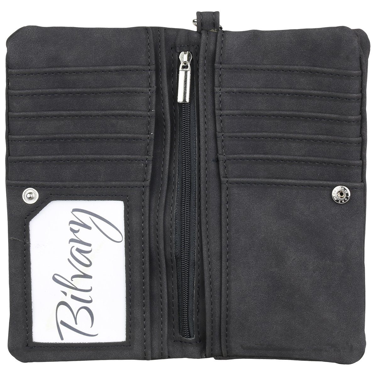 Geldbörse Portemonnaie Geldbörse Schwarz 90006 Bench. Wristlet Geldbeutel Portmonee