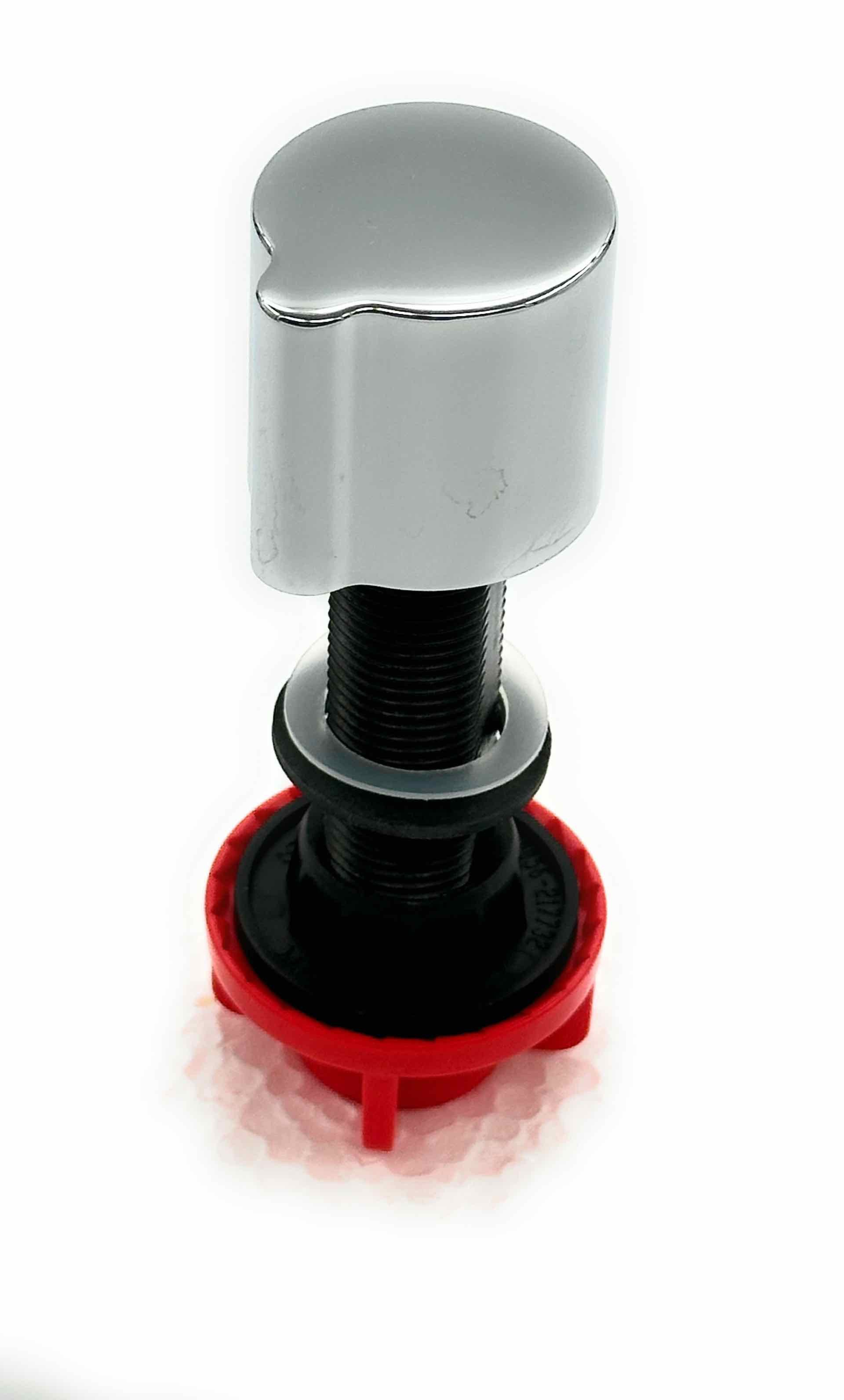 FRANKE Einbauspüle Franke Ersatzteil, Drehknopf Chrom 18/22 mm