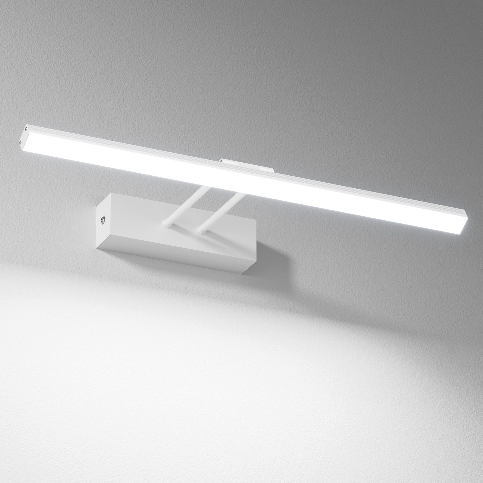 EMKE LED Spiegelleuchte Wandleuchte 40cm drehbar Badezimmer, LED fest integ günstig online kaufen