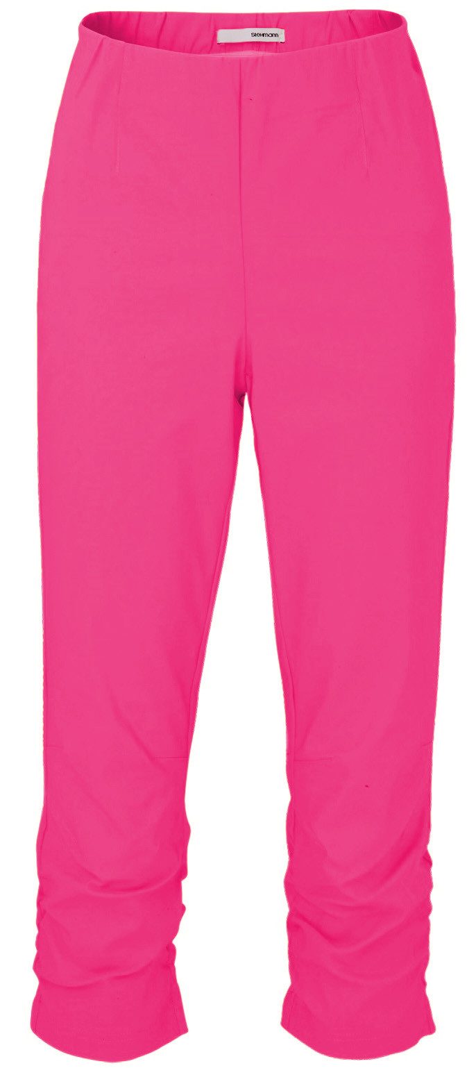 Stehmann Caprihose Maria-530-14060 elastischer Bund, seitliche Raffung am Bein, ohne Verschluss