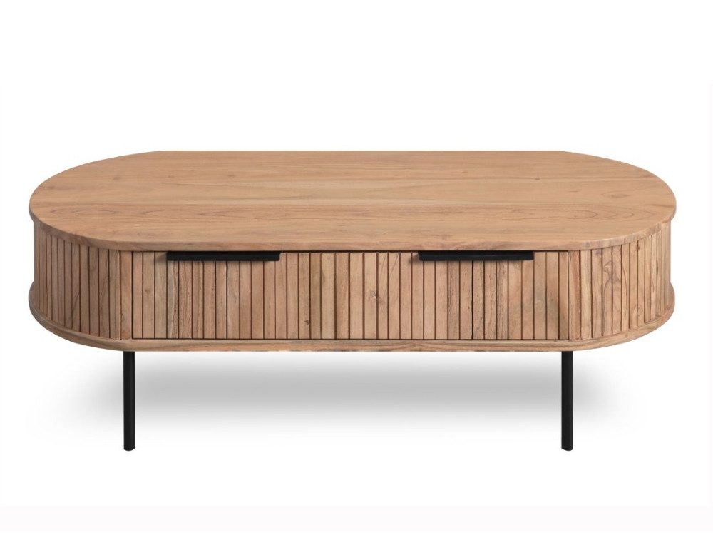 Wohnzimmertisch BRONX Couchtisch 118x60 1 Schublade beidseitig