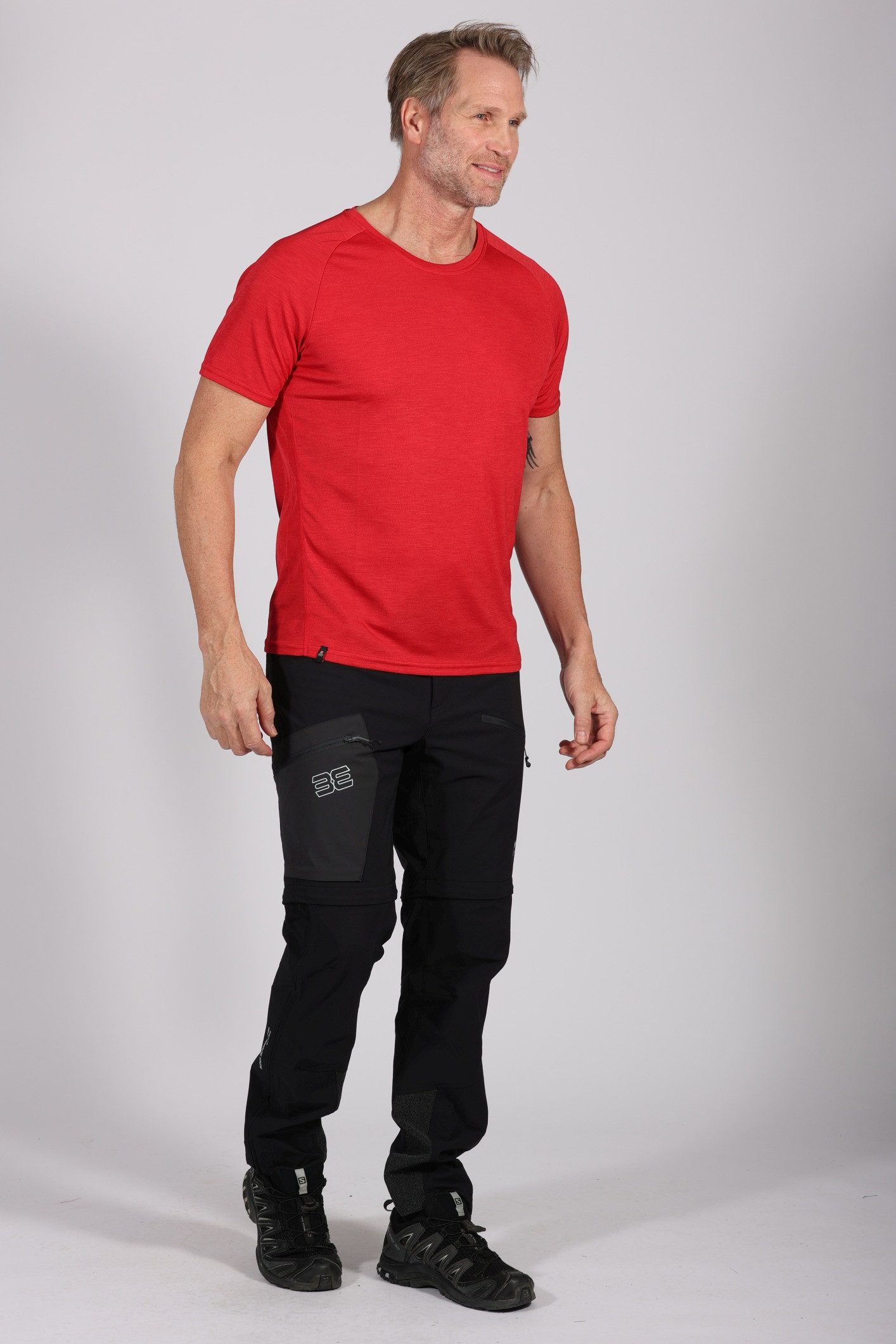 Maul Caprihose Eiger ultra - elastic T-Zipp o SCHWARZ/ANTHRA