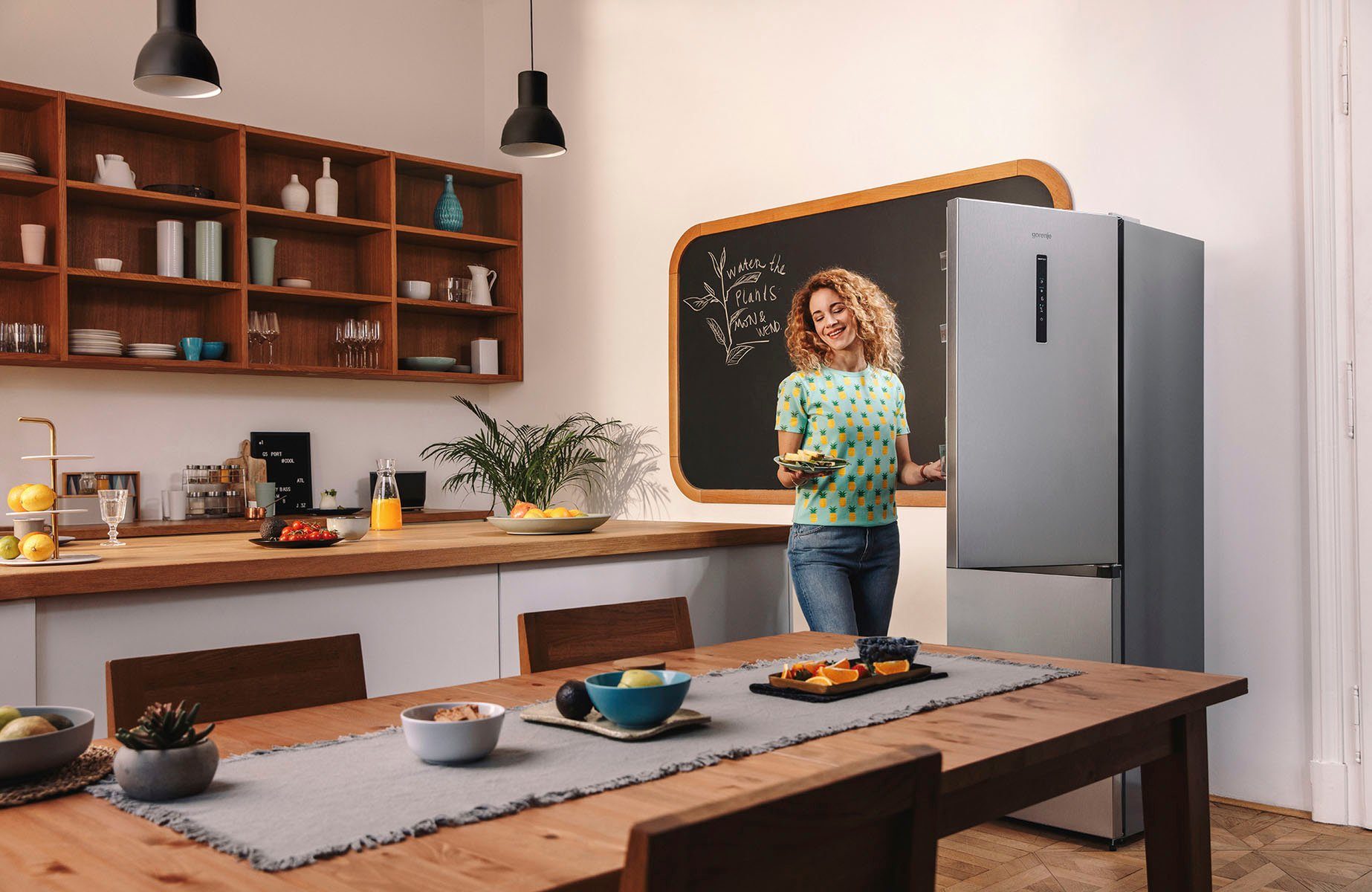 GORENJE Kühl-/Gefrierkombination NRK 619 breit, hoch, cm Plus 619 186 59,5 cm Frost No CAXL4, NRK