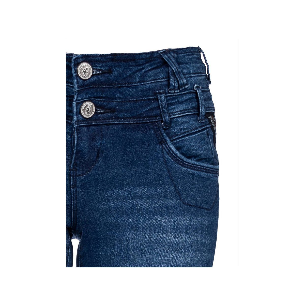 S'questo 5-Pocket-Jeans blau (1-tlg)
