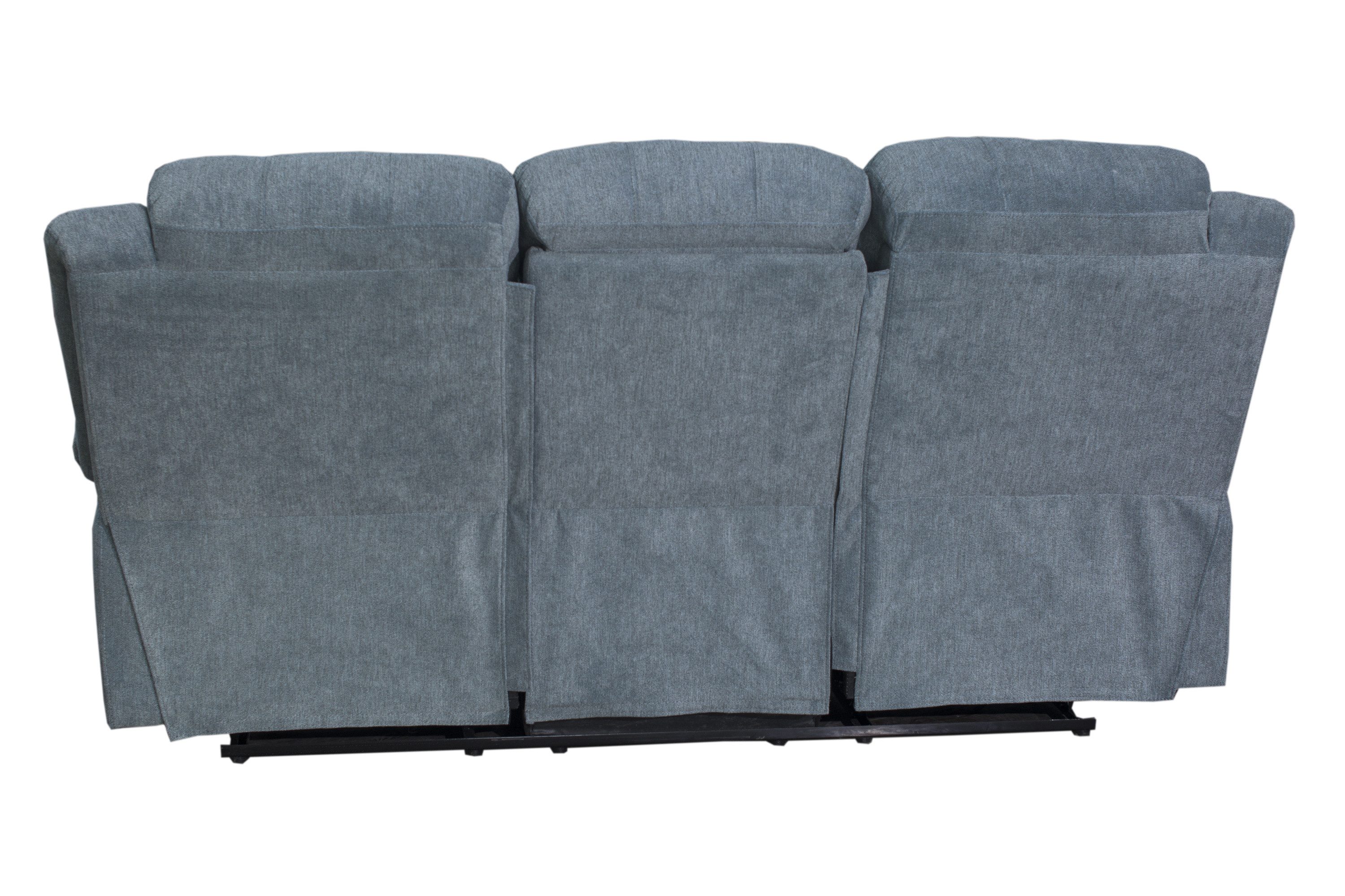 HARPER Sofa Sofa 3 Sitzer HARPER HUAMBO BHT 192x95x98 cm grau Couch Einzelsofa